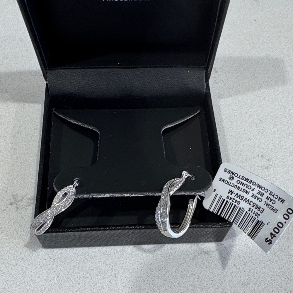 Elegant Silver Hoop Earrings